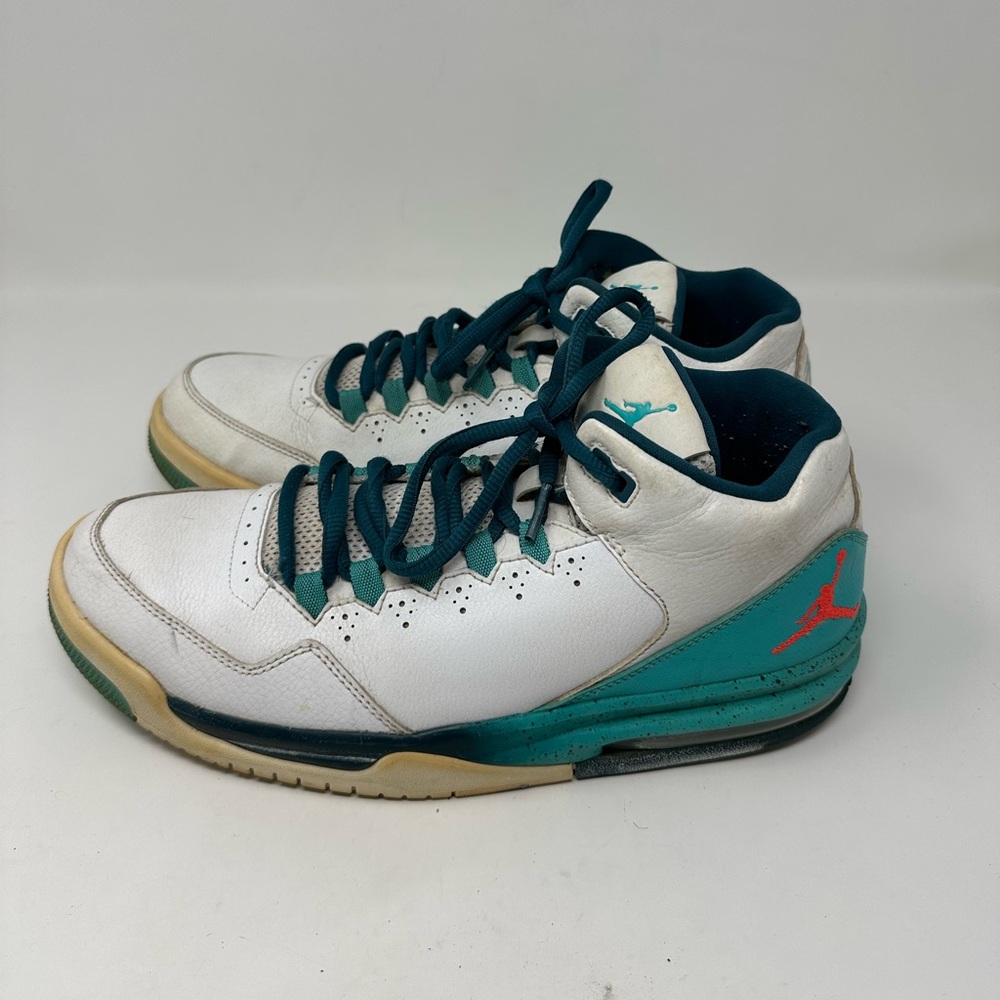 NIKE AIR JORDAN FLIGHT ORIGIN 2 TEAL BASKETBALL SNEAKERS MENS SIZE 10.5
